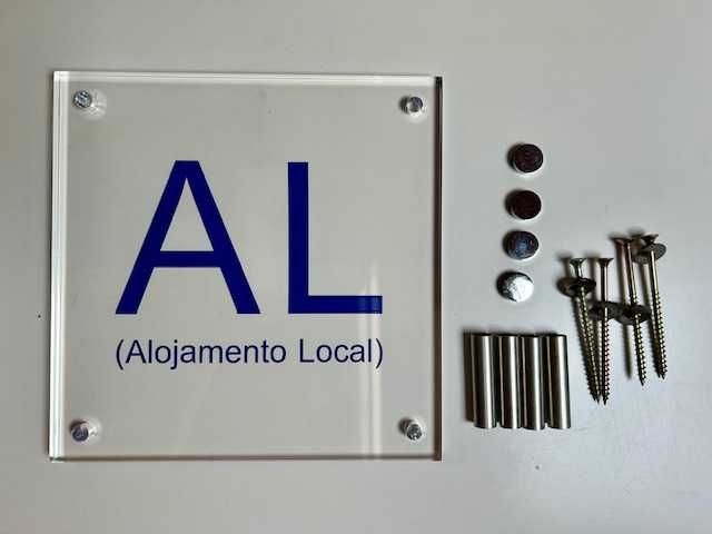 Placa Alojamento Local - AL 20x20