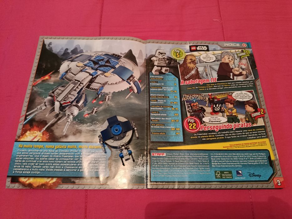 STAR WARS - Lego "Droid Gunship" + Revista