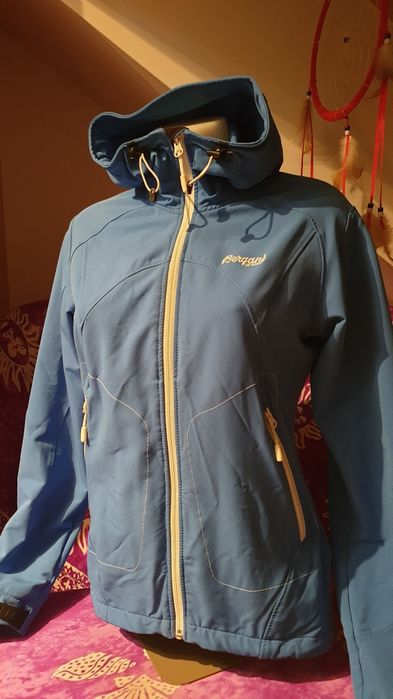 Bergans kurtka deszczoszczelna/wiatroszczelna damska S/M niebieska