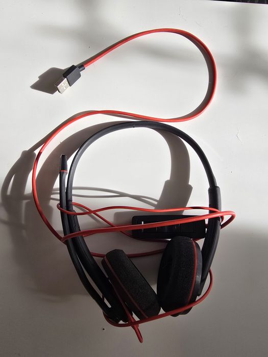 Zestaw słuchawkowy Plantronicks Blackwire C3220 słuchawki czarne