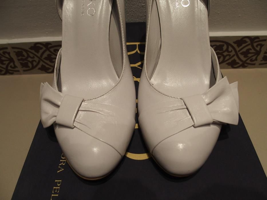 Buty ślubne skórzane - firmy Ryłko (rozm. 37)