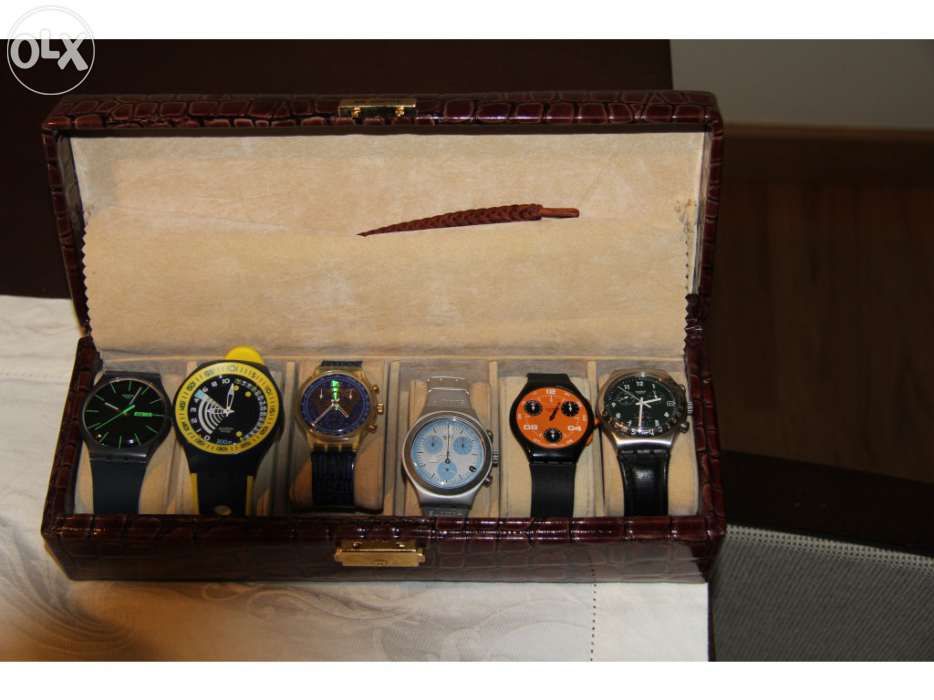 6 Relogios Swatch de colecção!