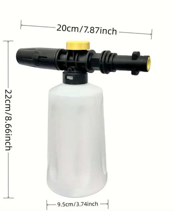 Пінна насадка пінник мийки високого тиску Karcher K2 K3 K4 K5 K6 К7