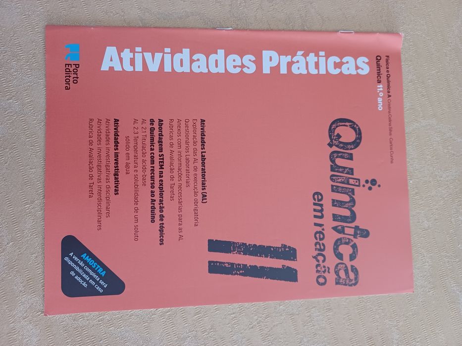 Química em reação - Física e Química A - 11.º ano - versão professor