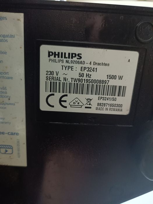 Ekspres PHILIPS 3200 LatteGo Premium EP3241/50 czarny