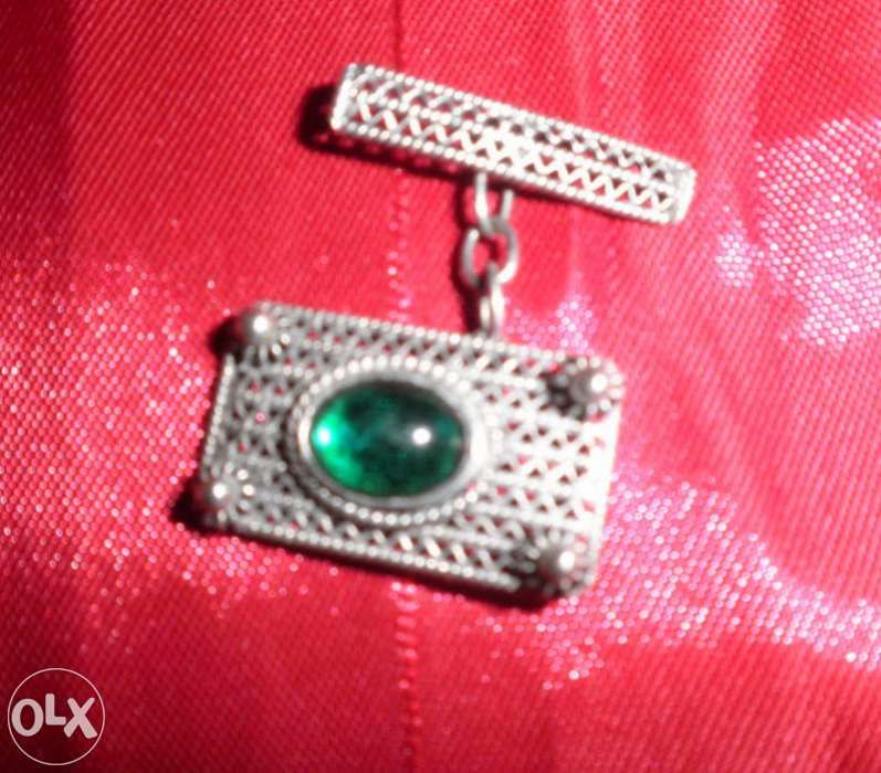 Botões de Punho em PRATA Vintage