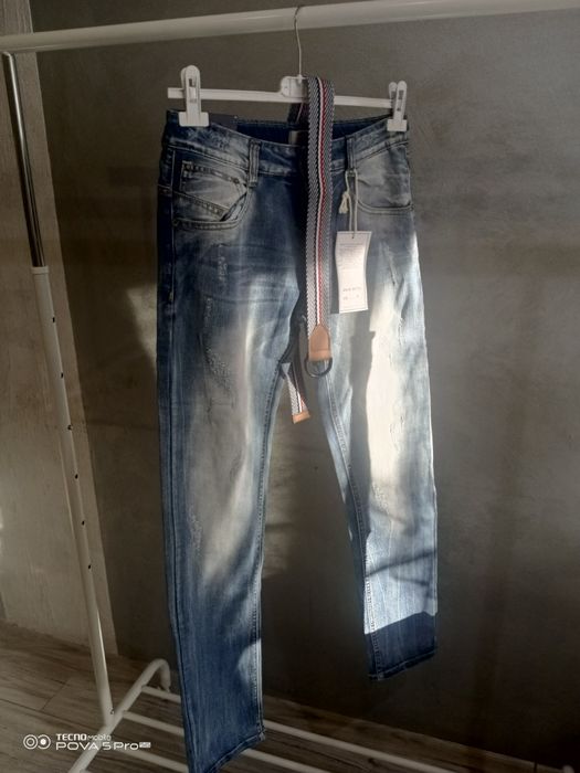 Spodnie jeansowe chłopięce rozmiar 16- NOWE