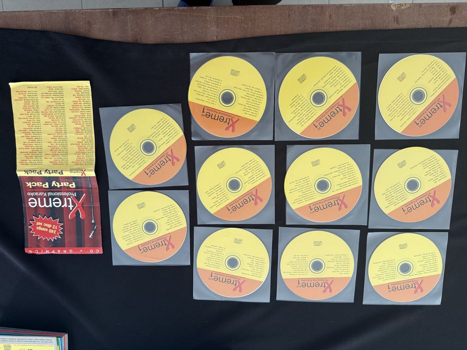 Pack12 Dvd Karaoke origianal 240 musicas