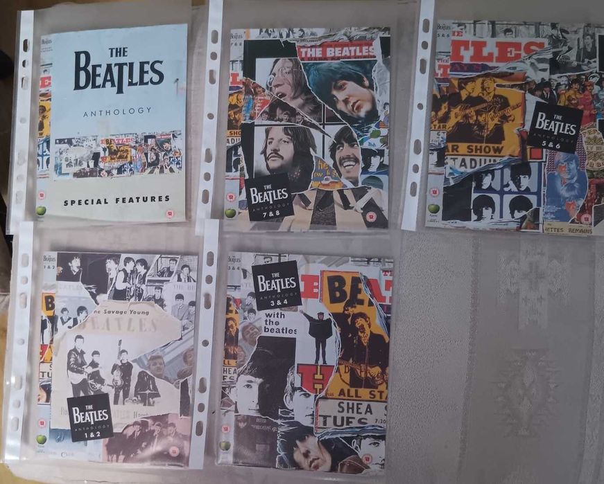 cinco DVD's the Beatles Anthology