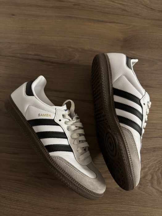Кросівки Adidas Samba білі оригінал 39.5(38)