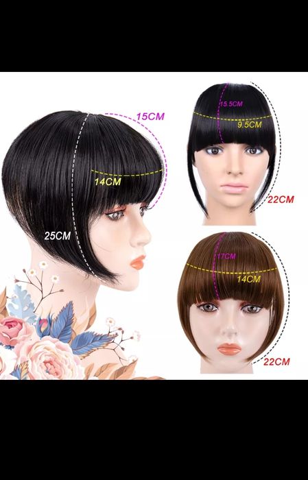 Накладная чёлка, прядь волос, шапочки, сеточки для парика