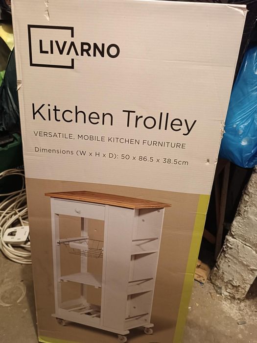 Szafka kuchenna wózek regał stolik kuchenny na kółkach Livarno