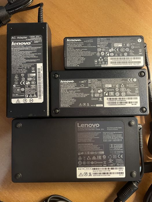 Блок Питания Зарядное Устройство Lenovo IdeaPad ThinkPad Yoga Legion