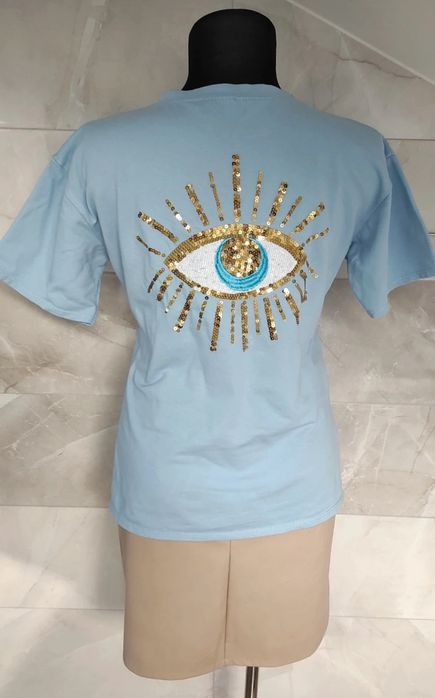 Bluzka na krótki opis oko 100%bawełna roz.M/L.