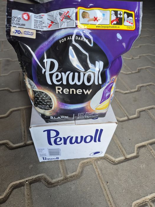 5x 32szt Perwoll Renew Black kapsułki do prania