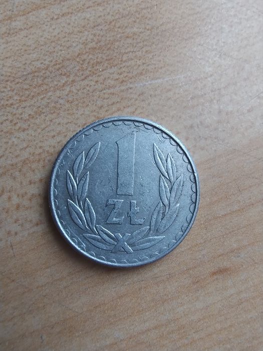 Moneta obiegowa - 1 zł Polska Rzeczpospolita Ludowa z 1988 roku