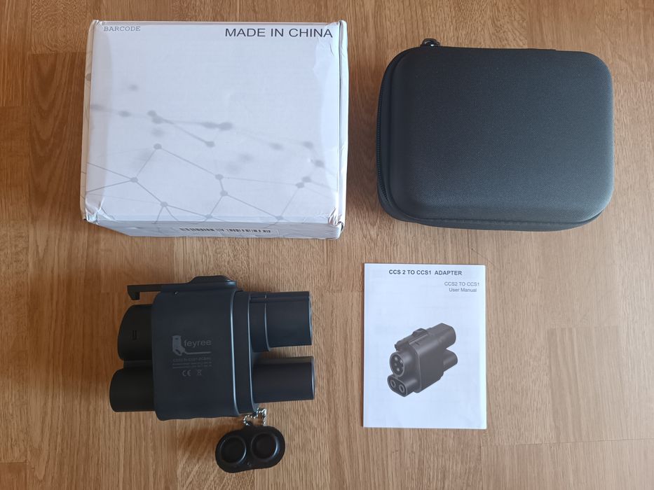 адаптер ccs2 - ccs1 dc/ac перехідник USA США feyree  guwieyg