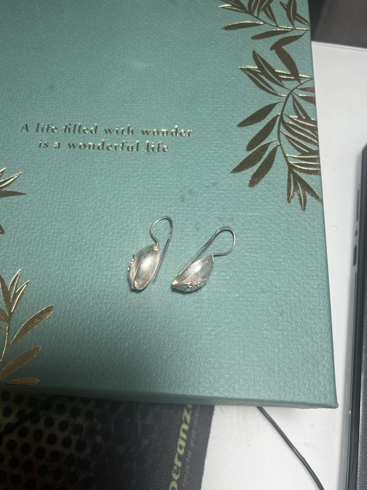 Kolczyki srebrne prl 925