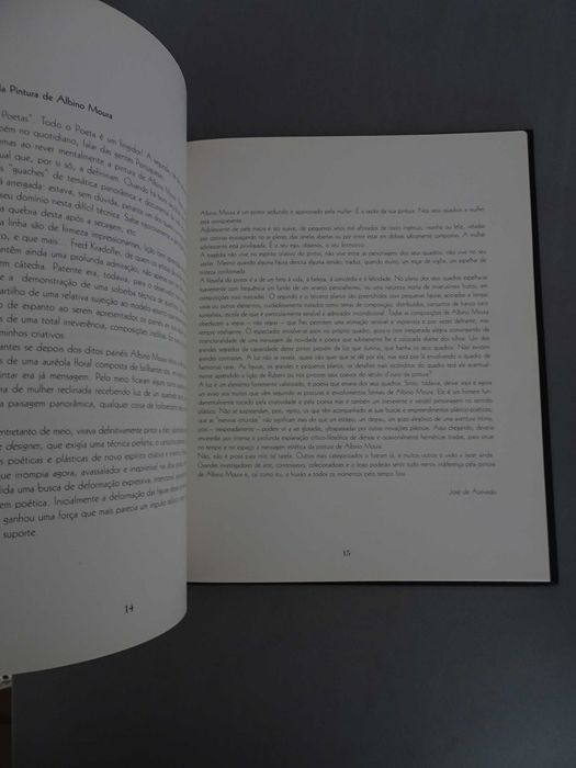 Livro Albino Moura - Pinturas Desenhos Poemas 1997