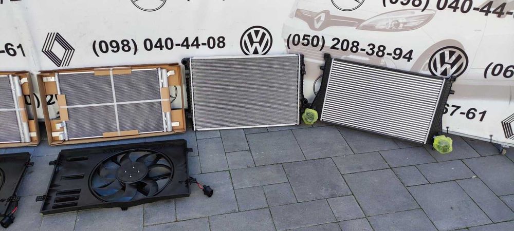 Диффузор Клима Радиатор VW Golf 7 VII 1.2-1.4TSI 1.8-2.0TSI 2.0TDI