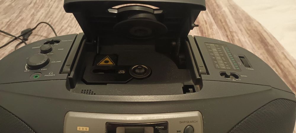 Rádio portátil Samsung-rádio  cd