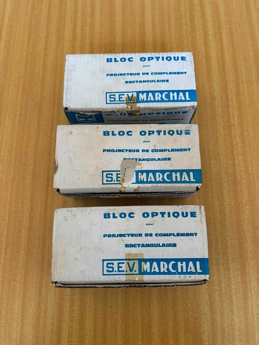 Lote de Faróis Vintage S.E.V. MARCHAL Fantastic Iode (1969 - NOS)