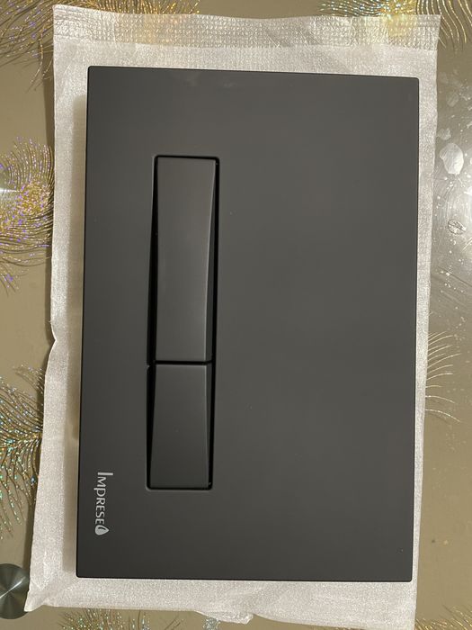 Imprese i7114PB, клавіша змиву,чорний soft-touch,пластик.