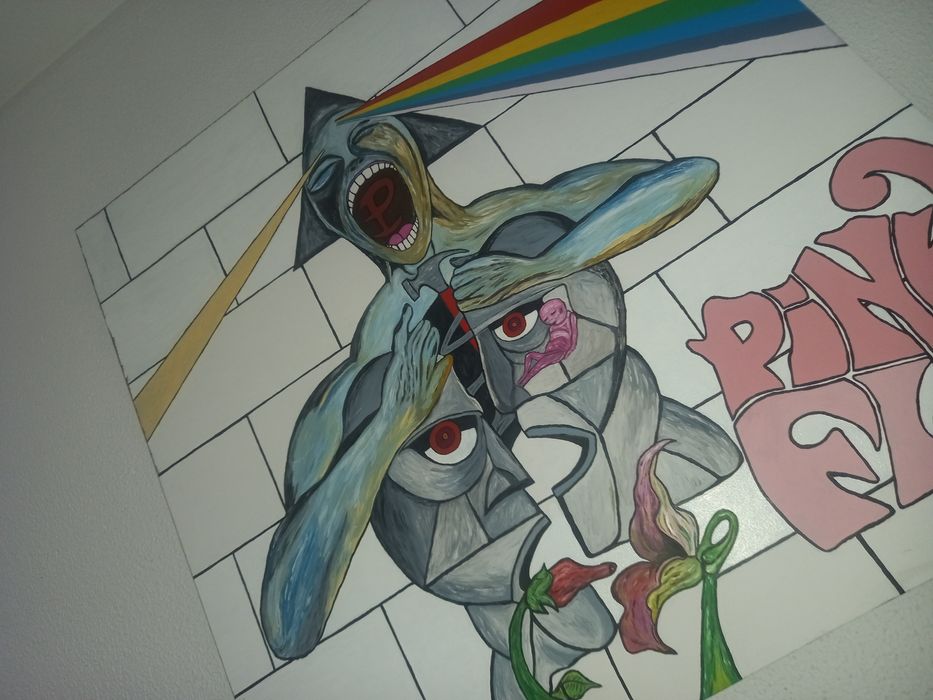 Quadro Pink Floyd em tela