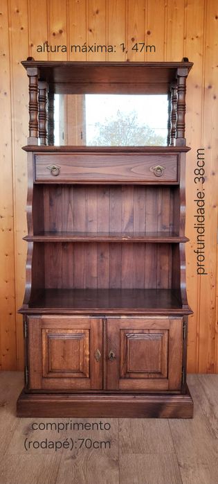 Móvel com espelho  para sala ou hall