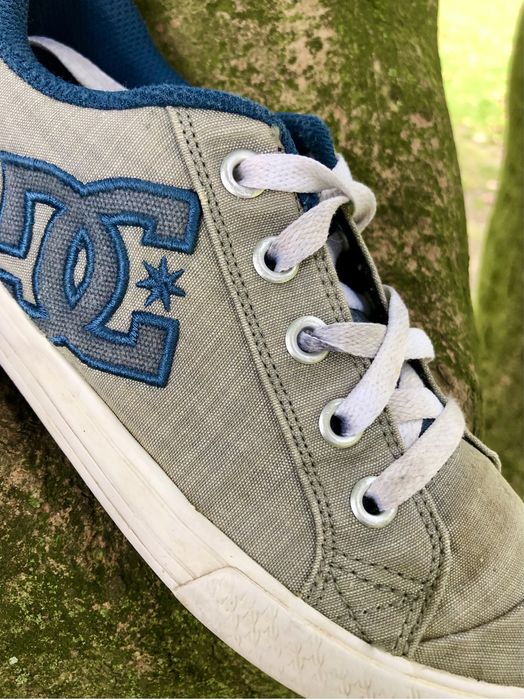 Sapatilhas DC cinza e azul