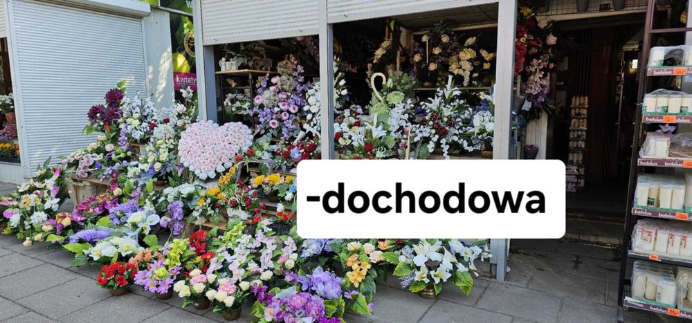Sprzedam Dochodową Kwiaciarnię w Łodzi