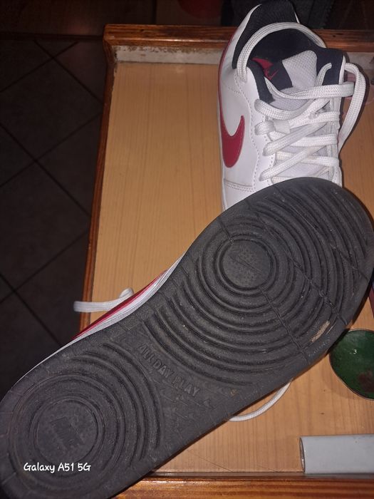 Buty NIKE biało-czerwone
