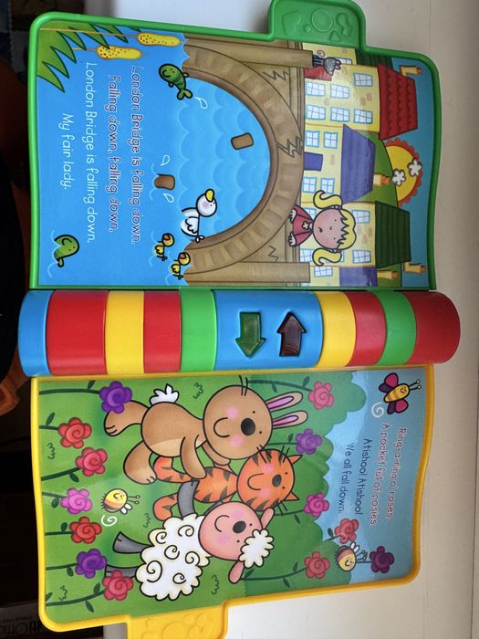Веселий оркестр Kiddieland, барабан. Книжка vtech