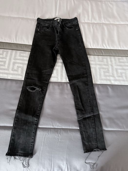 LOTE 3 Calças Pretas Skinny 34