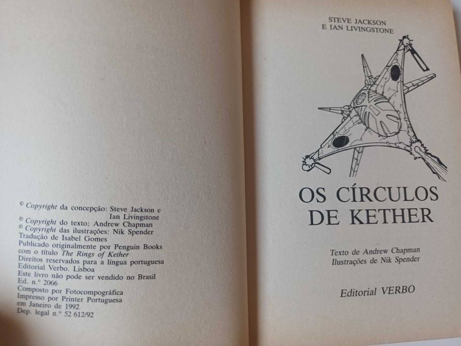 Aventuras Fantásticas - Os Círculos de Kether Nº18 - Edições VERBO