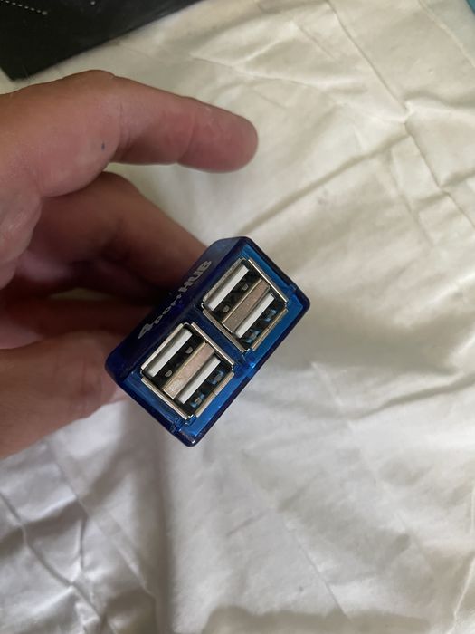 Hub usb 4x 4 x rozdzielacz portu usb kabli