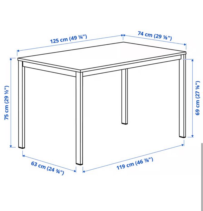 Mesa Refeição IKEA VIHALS
