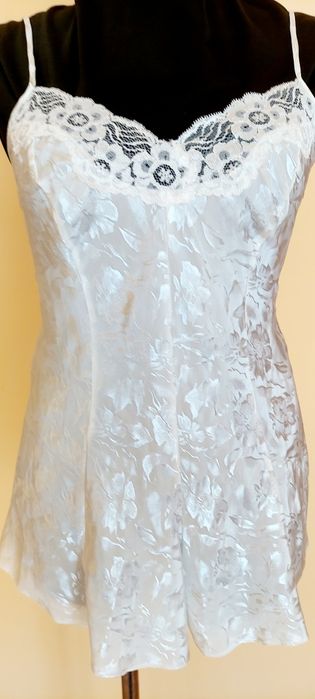 Body,L/XL,piżama,koszulka,satynowe z koronką,St.Michael