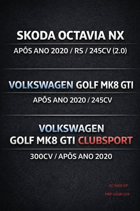 Downpipe golf GTI mk8 club sport