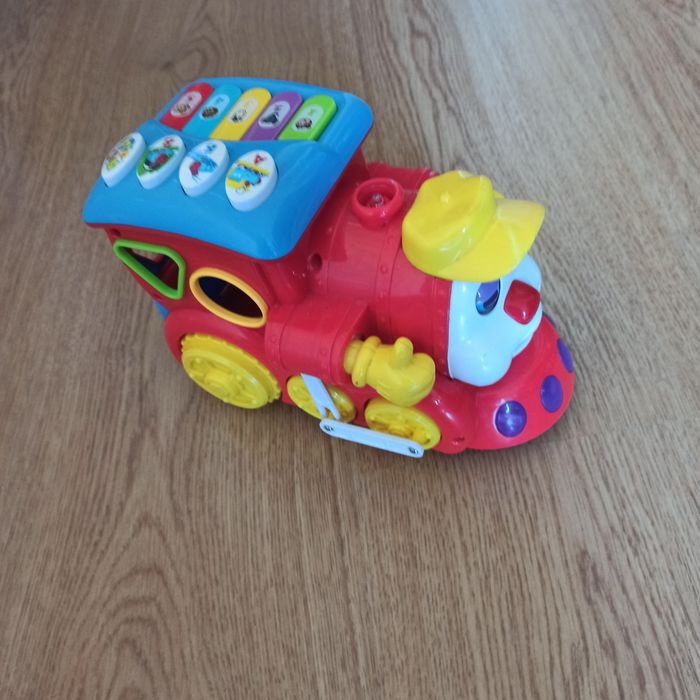 Дитяча іграшка музична паровозик на батарейках