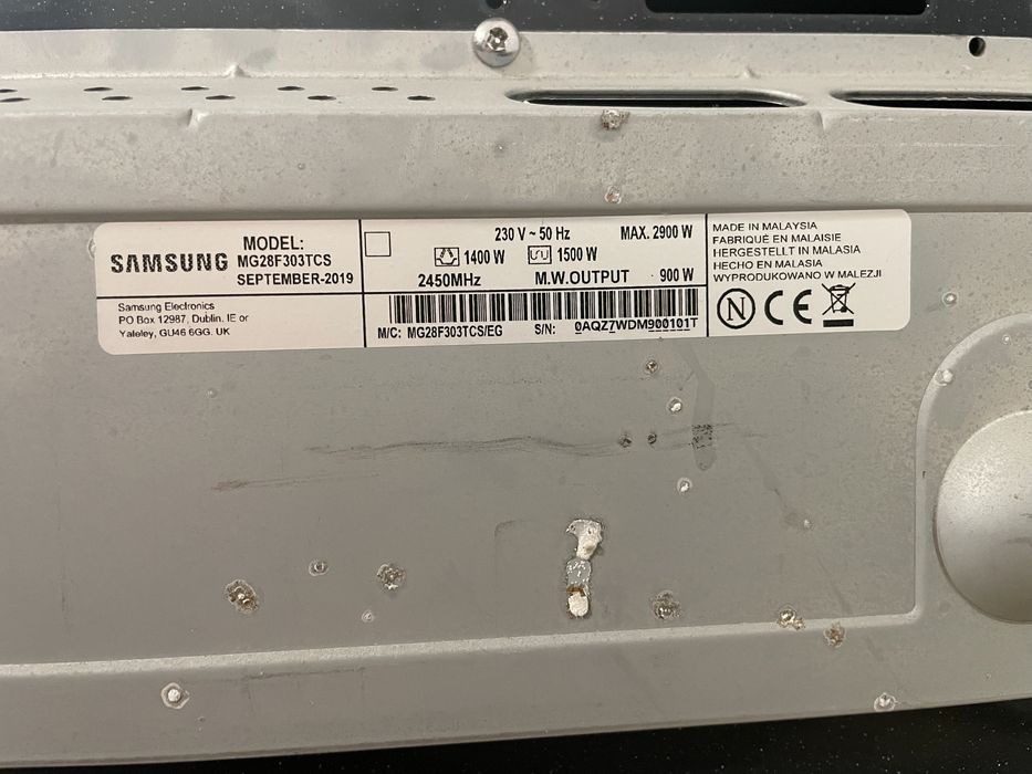 Mikrofalówka SAMSUNG Ceramic Inside MG28F