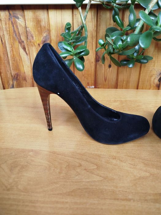 Туфлі натуральна замша