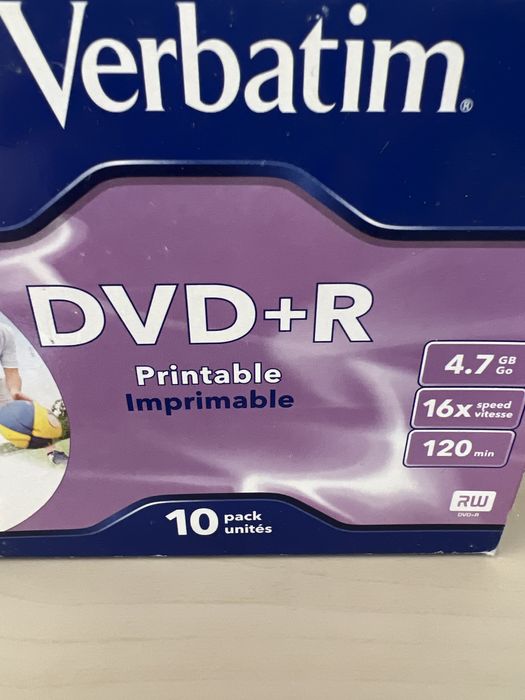 10 Dvd+R Rw gravaveis imprimiveis c caixa individual