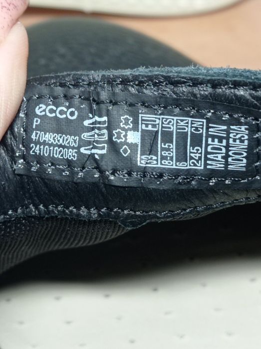 Сліпони/мокасини  шкіряні ECCO Soft 7 39р.