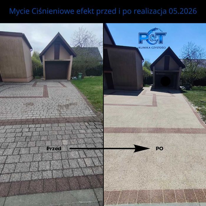 Mycie kostki brukowej , elewacji, garaży, ogrodzeń, tarasów, płytek