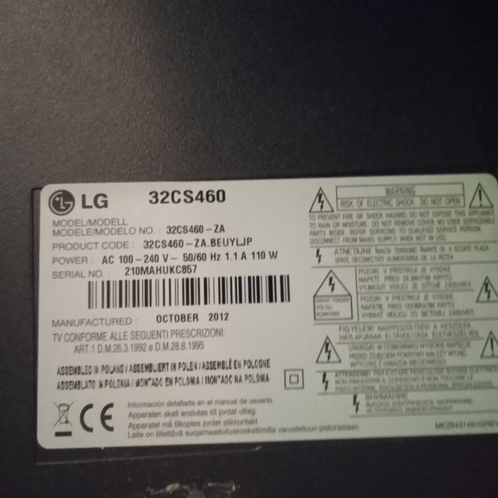 Продам телевізор lg 32