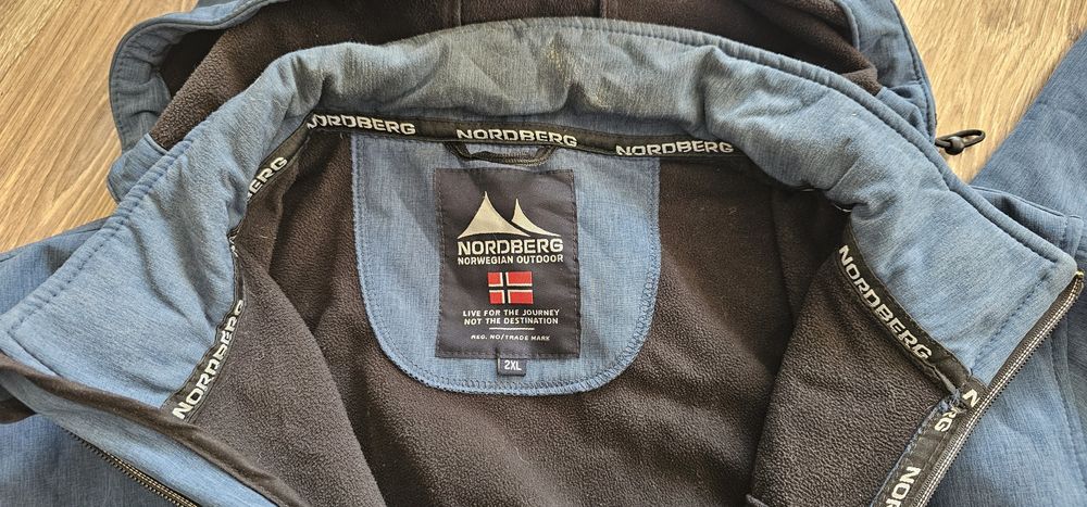 Nordberg męska kurtka softshell rozmiar 2XL używana