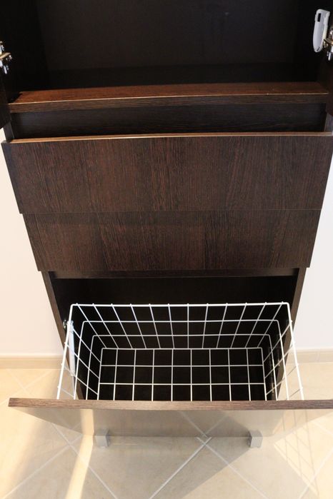 Móvel WC com cesto roupa