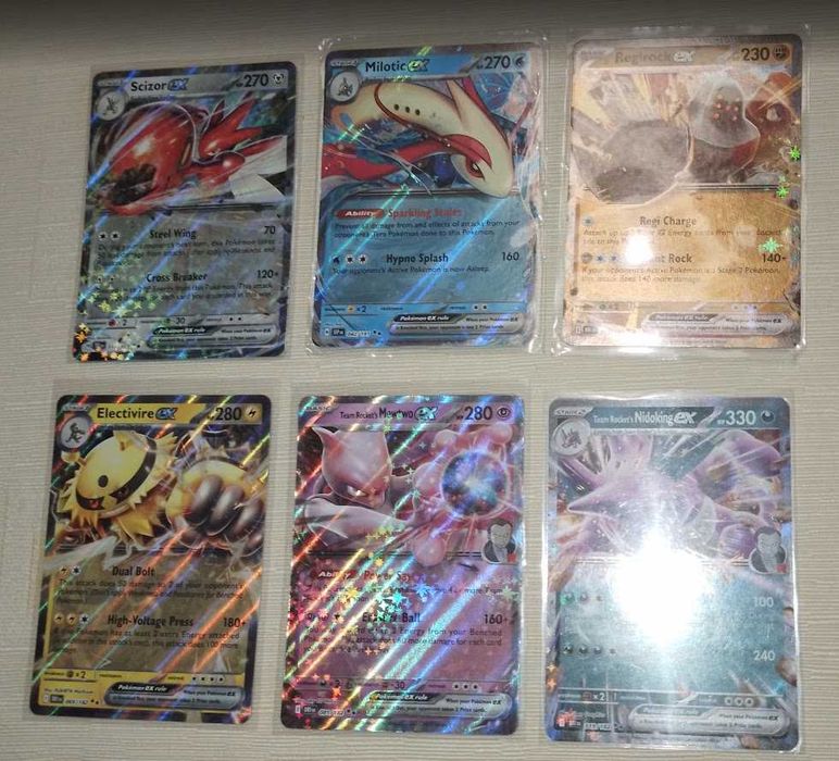 Cartas Pokemon EX's - INGLÊS