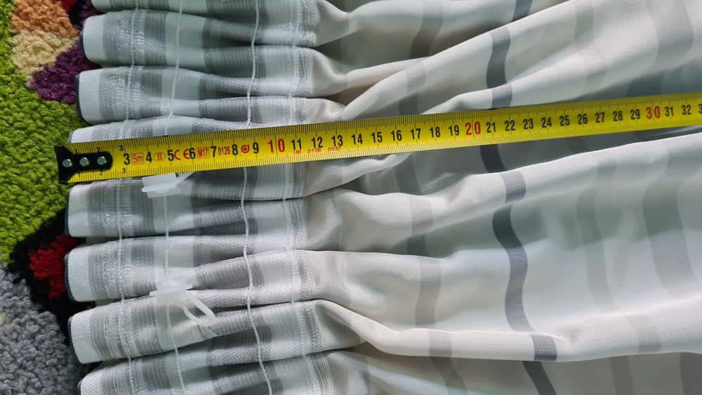 Zasłony 2 sztuki (65cm szerokość, 280cm długość, stan idealny)